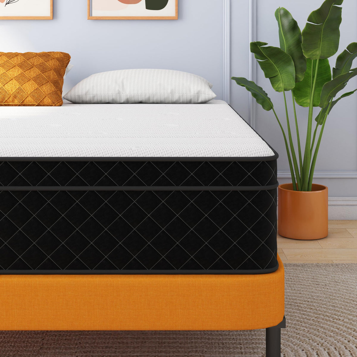 12 Inch Full Size Hybrid Mattress W54192