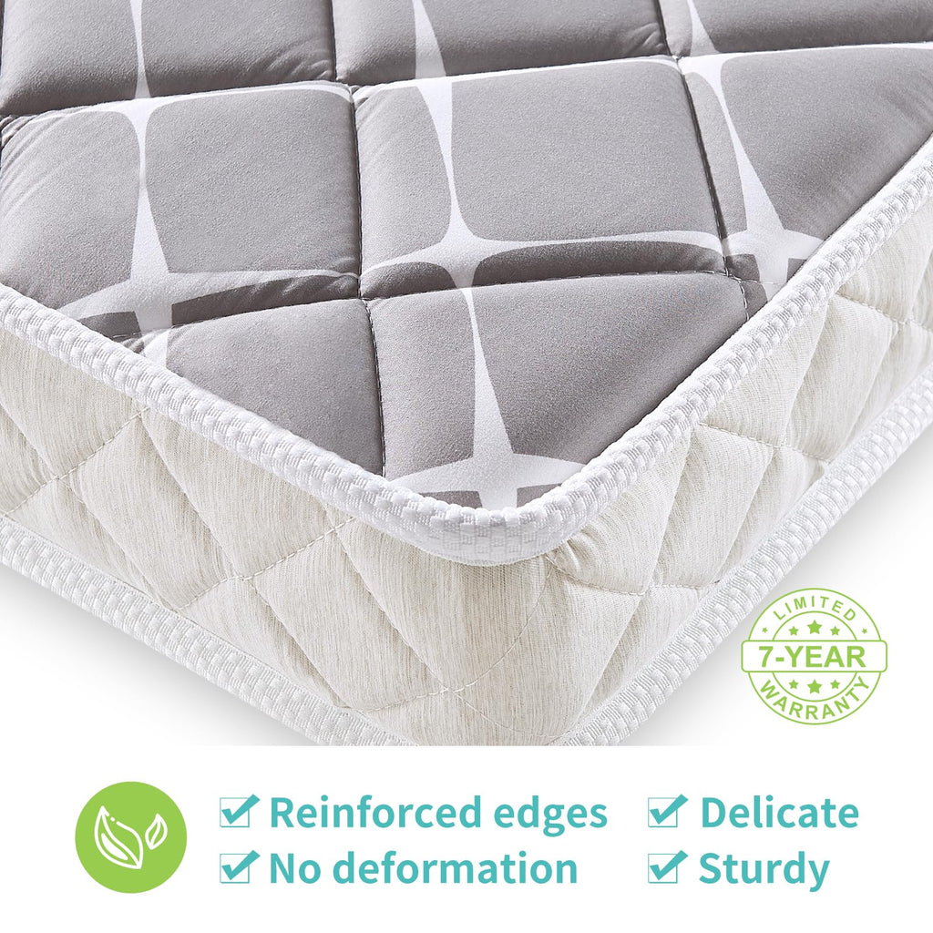 Hypoallergenic Baby Crib and Toddler Mattress 52" x 27.6" x 5" K165