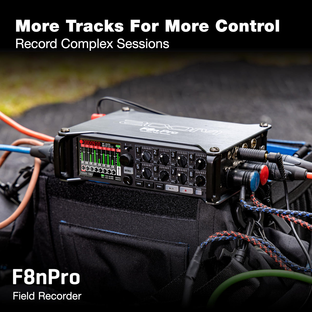 Field Recorder with 8 Inputs & 10 Tracks L30542
