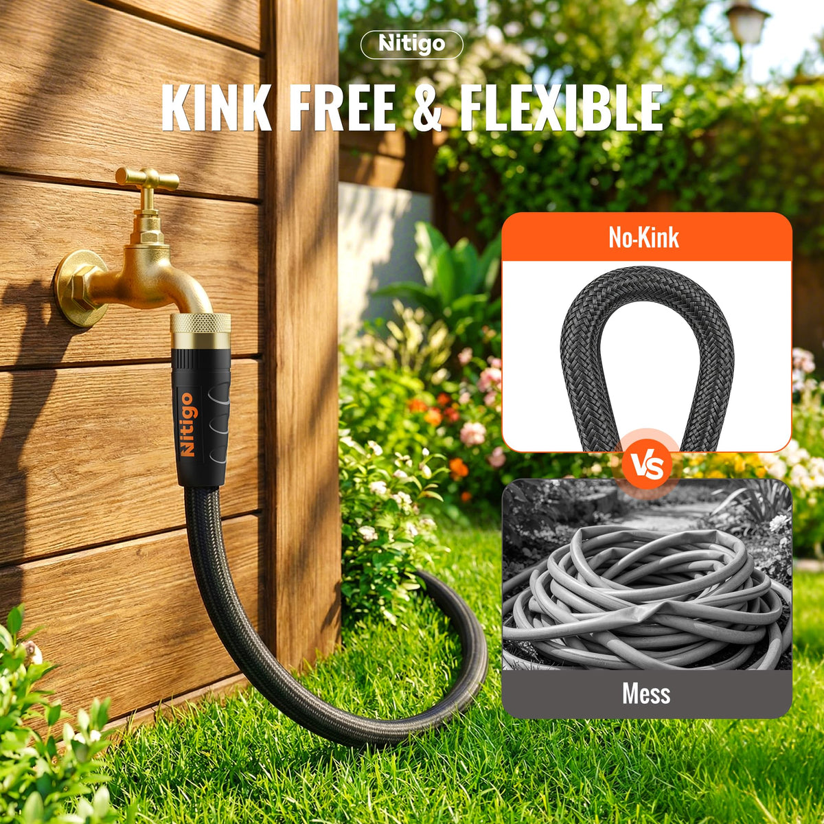 Ultra Lightweight Garden Hose 100FT W496