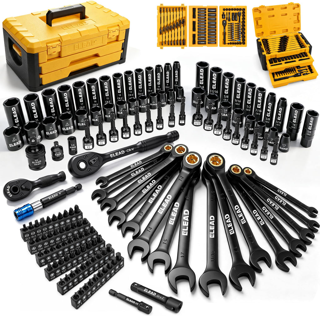 148-Piece SAE/Metric Mechanics Tool Set G8215