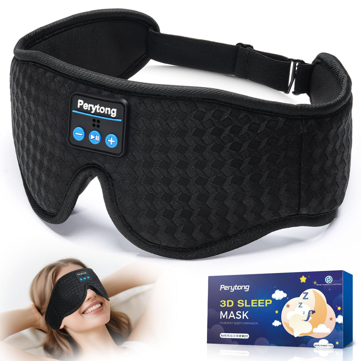 Bluetooth Sleep Mask with Headphones Q835468